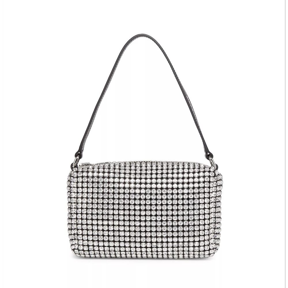 Alexander Wang Heiress Crystal Silver Mini Bag